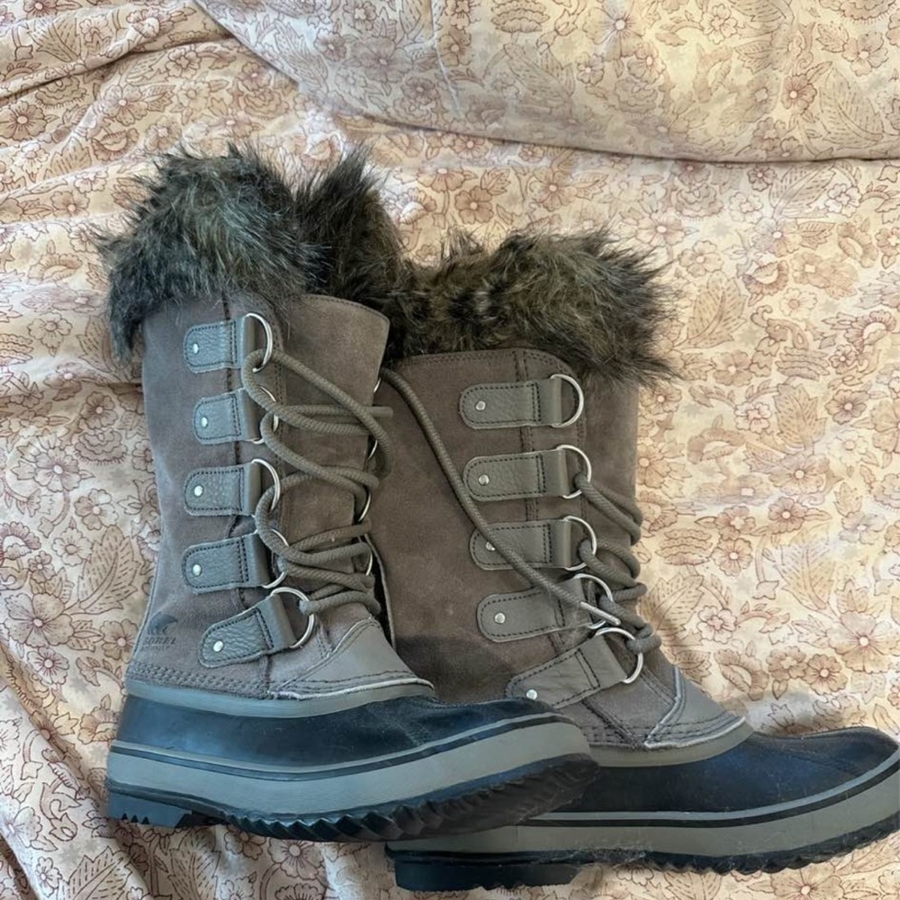 Sorel Fur-Trimmed Winter Boots